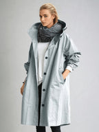 Elodie | Women's Relaxed Tailored Trench Coat, Beige Autumn Coat | My Sweet Wardrobe