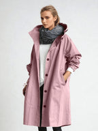Elodie | Women's Relaxed Tailored Trench Coat, Beige Autumn Coat | My Sweet Wardrobe
