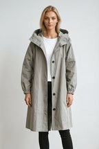 Elodie | Women's Relaxed Tailored Trench Coat, Beige Autumn Coat | My Sweet Wardrobe