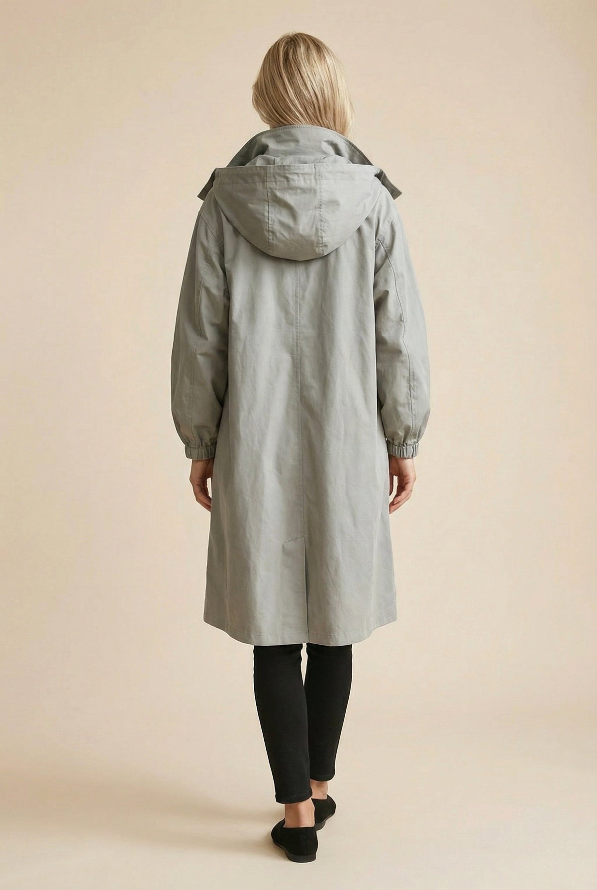 Elodie | Women's Relaxed Tailored Trench Coat, Beige Autumn Coat | My Sweet Wardrobe