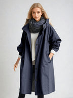 Elodie | Women's Relaxed Tailored Trench Coat, Beige Autumn Coat | My Sweet Wardrobe