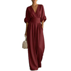 Emilie | Women's Wide-Leg Linen Jumpsuit, Cinched-Waist Jumpsuit | My Sweet Wardrobe