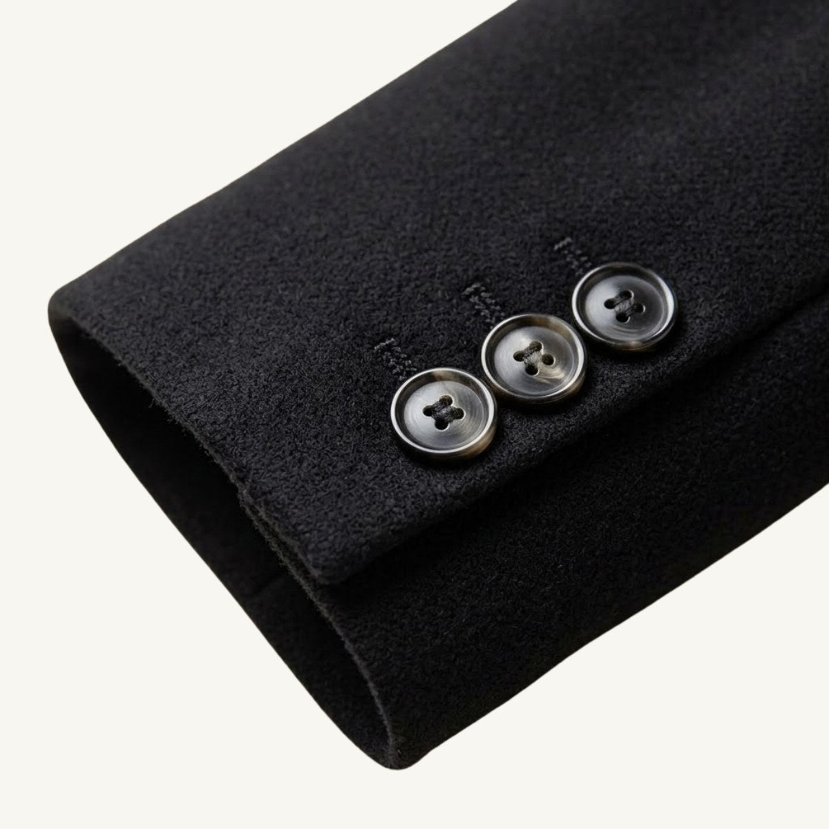Emmett | Men's Wool-Cashmere Mid-Length Coat, Tailored Autumn Coat | My Sweet Wardrobe