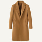 Emmett | Men's Wool-Cashmere Mid-Length Coat, Tailored Autumn Coat | My Sweet Wardrobe