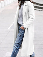 Esther | Women's Oversized Trench Coat with Wide Lapel, Long Relaxed Coat | My Sweet Wardrobe