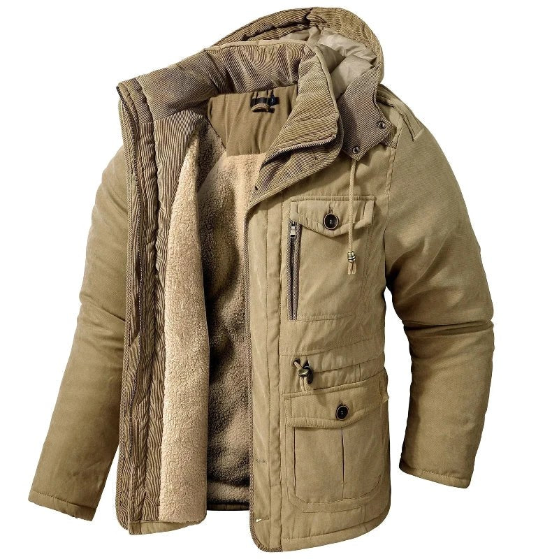 Ethan | Men's Insulated Jacket with Cold Protection, Windproof Autumn Jacket | My Sweet Wardrobe | Blue