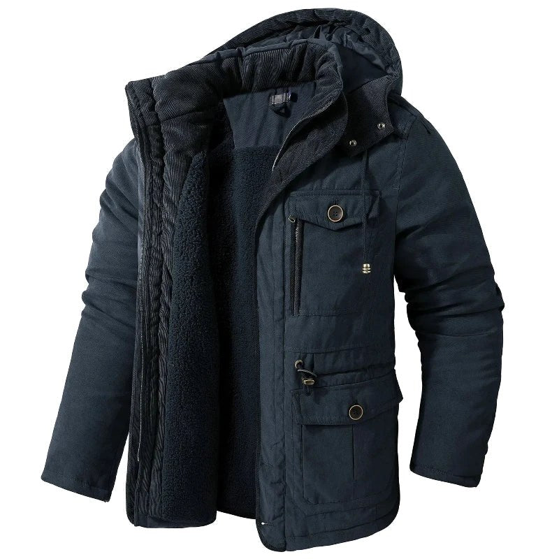 Ethan | Men's Insulated Jacket with Cold Protection, Windproof Autumn Jacket | My Sweet Wardrobe | Green