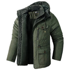 Ethan | Men's Insulated Jacket with Cold Protection, Windproof Autumn Jacket | My Sweet Wardrobe | Grey