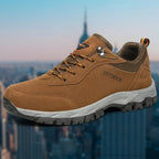 Ethan | Men's Suede and Mesh Hiking Shoes, Grip Sole Walking Shoes | My Sweet Wardrobe