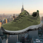 Ethan | Men's Suede and Mesh Hiking Shoes, Grip Sole Walking Shoes | My Sweet Wardrobe