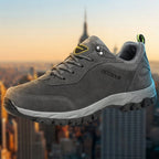 Ethan | Men's Suede and Mesh Hiking Shoes, Grip Sole Walking Shoes | My Sweet Wardrobe