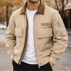 Evan | Men's City Bomber Jacket, Relaxed Fit Jacket | My Sweet Wardrobe | Purple