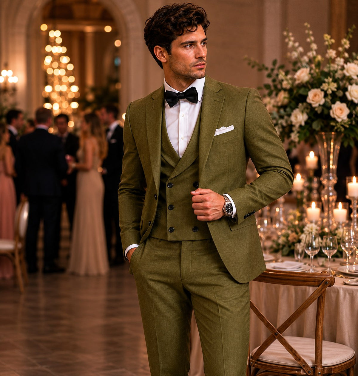 Evan | Men's Slim Fit Blazer and Trousers, Tailored Two-Piece Suit | Dressific