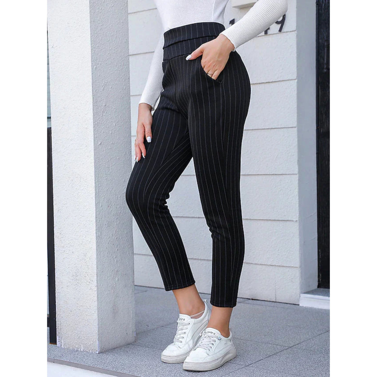 Evelyn | Women's Stretch Trousers, Modern Cut Comfort Trousers | My Sweet Wardrobe