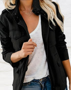 Evie | Women's Structured Utility Jacket, Smart Casual Jacket | My Sweet Wardrobe