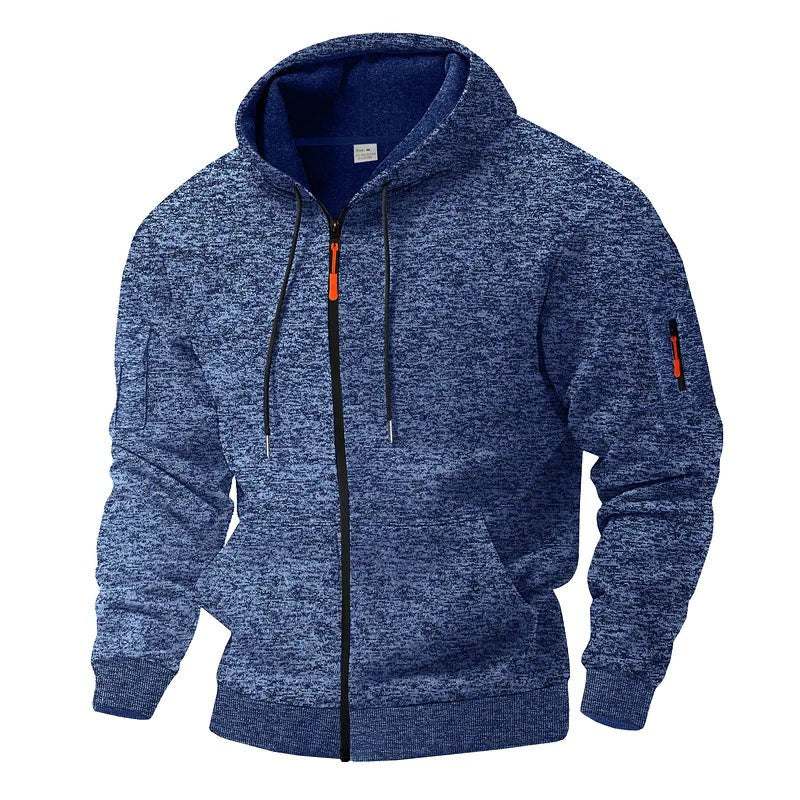 Falk | Women's Fleece Jacket with Structured Design, Warming Autumn Jacket | My Sweet Wardrobe | Royal Blue
