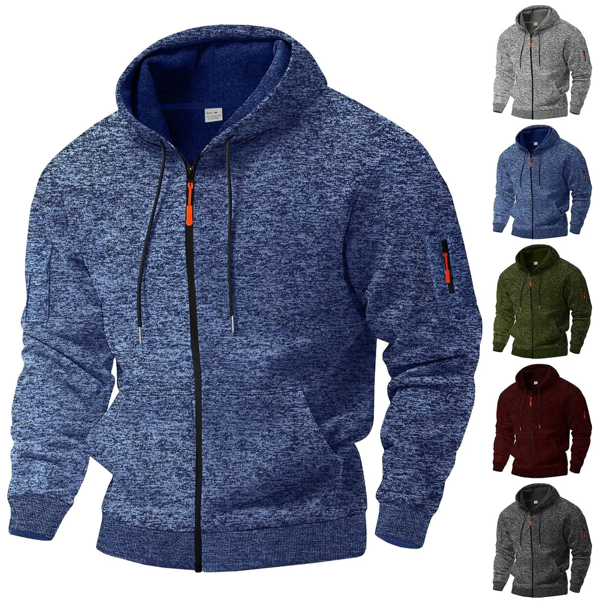 Falk | Women's Fleece Jacket with Structured Design, Warming Autumn Jacket | My Sweet Wardrobe | Royal Blue
