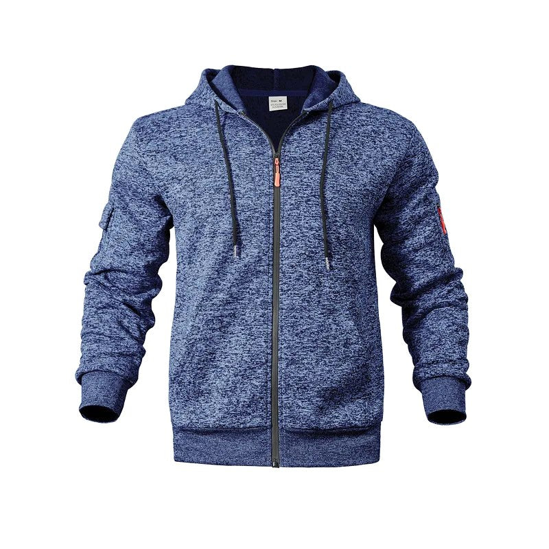 Falk | Women's Fleece Jacket with Structured Design, Warming Autumn Jacket | My Sweet Wardrobe | Royal Blue