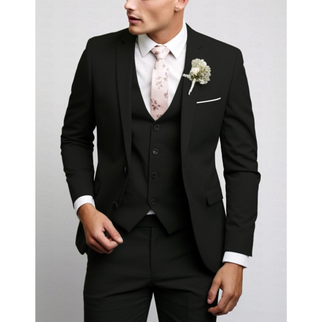 Felix | Men's Suit for Wedding Guests in Slim Fit Cut, Three-Piece Suit | My Sweet Wardrobe | Light Blue