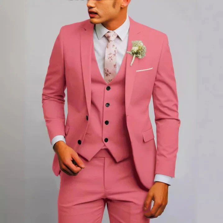 Felix | Men's Suit for Wedding Guests in Slim Fit Cut, Three-Piece Suit | My Sweet Wardrobe | Light Blue