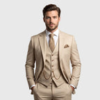 Phillip | Men's Three-Piece Suit with Vest and Lapels, Classic Suit | My Sweet Wardrobe