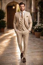 Phillip | Men's Three-Piece Suit with Vest and Lapels, Classic Suit | My Sweet Wardrobe
