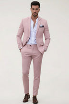 Finley | Men's Slim Fit Suit Set, Tailored Blazer Suit | My Sweet Wardrobe | Pink