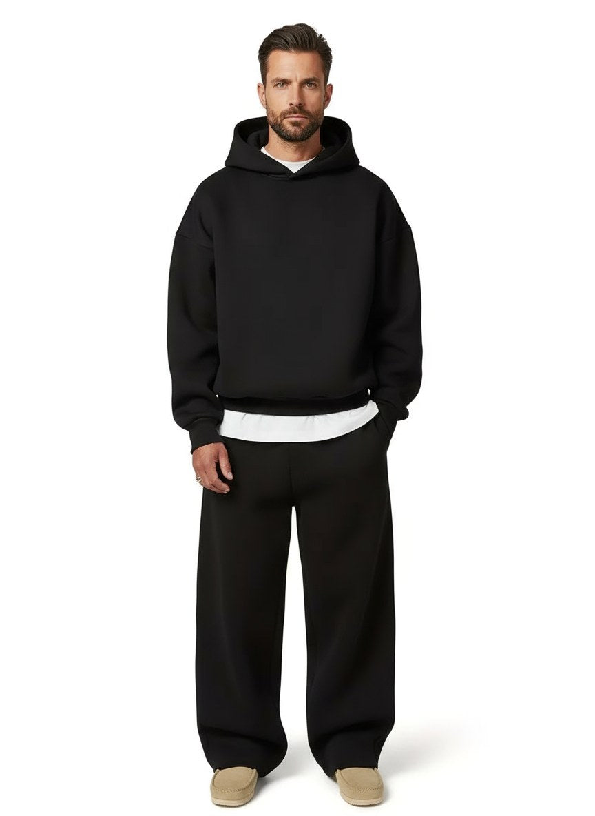 Florian | Men's Hooded Tracksuit with Straight Fit, Hoodie Set | My Sweet Wardrobe | Light Grey