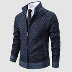 Frank | Men's Zip-Up Cardigan, Lightweight Cardigan Jacket | My Sweet Wardrobe | Black