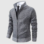 Frank | Men's Zip-Up Cardigan, Lightweight Cardigan Jacket | My Sweet Wardrobe | Black