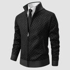 Frank | Men's Zip-Up Cardigan, Lightweight Cardigan Jacket | My Sweet Wardrobe | Black