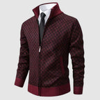 Frank | Men's Zip-Up Cardigan, Lightweight Cardigan Jacket | My Sweet Wardrobe | Black