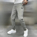 Frank | Men's Elasticated Cargo Trousers, Flexible Stretch Trousers | My Sweet Wardrobe