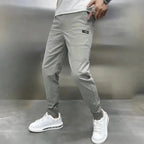Frank | Men's Elasticated Cargo Trousers, Flexible Stretch Trousers | My Sweet Wardrobe
