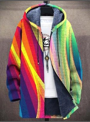 Franziska | Women's Knit Waistcoat with Artistic Design, Elegant Knit Cardigan | My Sweet Wardrobe | Multicolour Blue