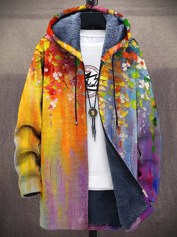 Franziska | Women's Knit Waistcoat with Artistic Design, Elegant Knit Cardigan | My Sweet Wardrobe | Multicolour Blue