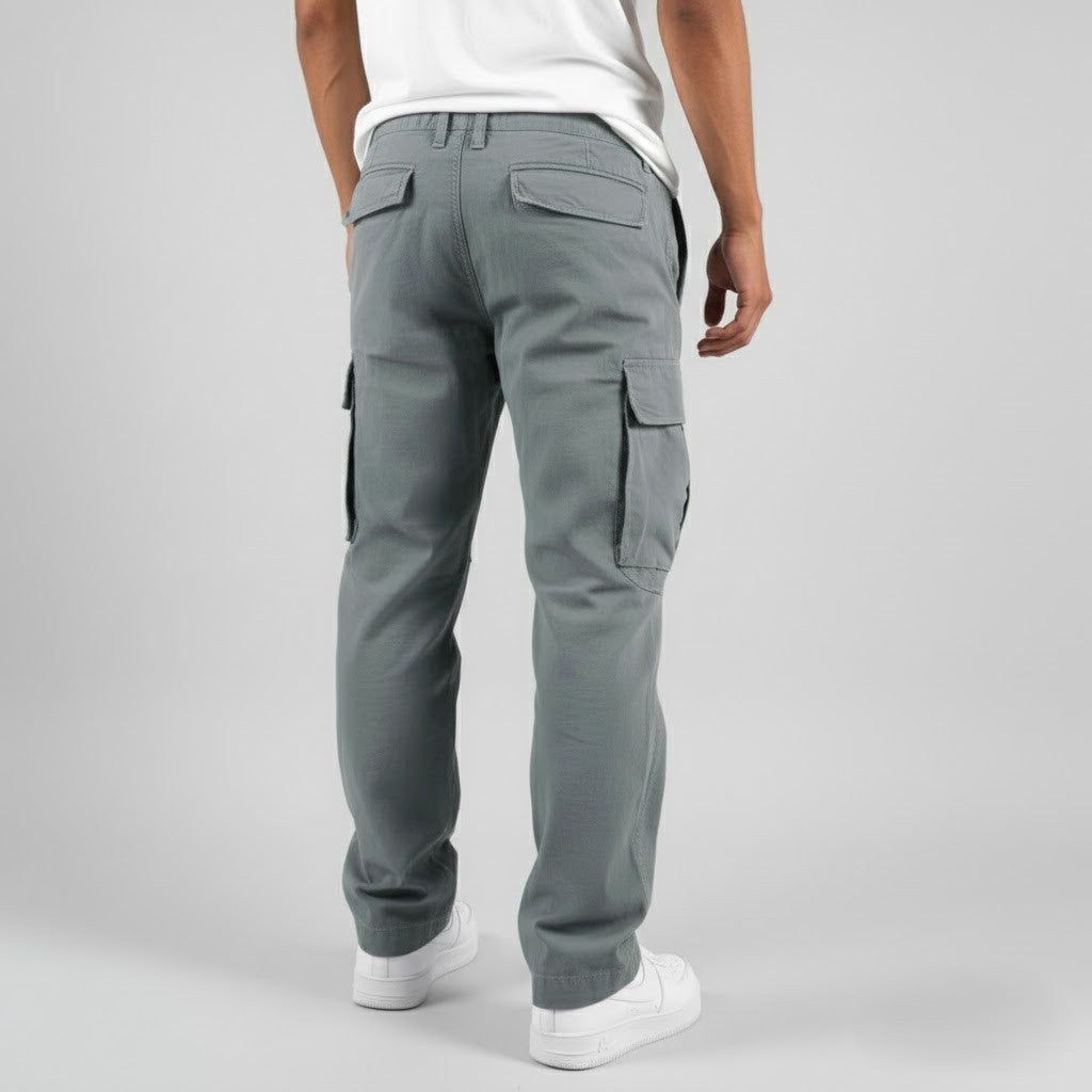 Freddie | Men's Relaxed Fit Cargo Trousers, Side Pocket Streetwear Trousers | My Sweet Wardrobe