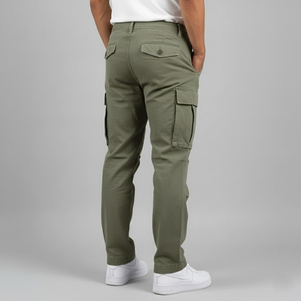 Freddie | Men's Relaxed Fit Cargo Trousers, Side Pocket Streetwear Trousers | My Sweet Wardrobe