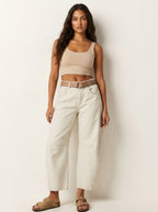 Freya | Women's Relaxed Barrel Jeans, High-Waist Denim Jeans | My Sweet Wardrobe