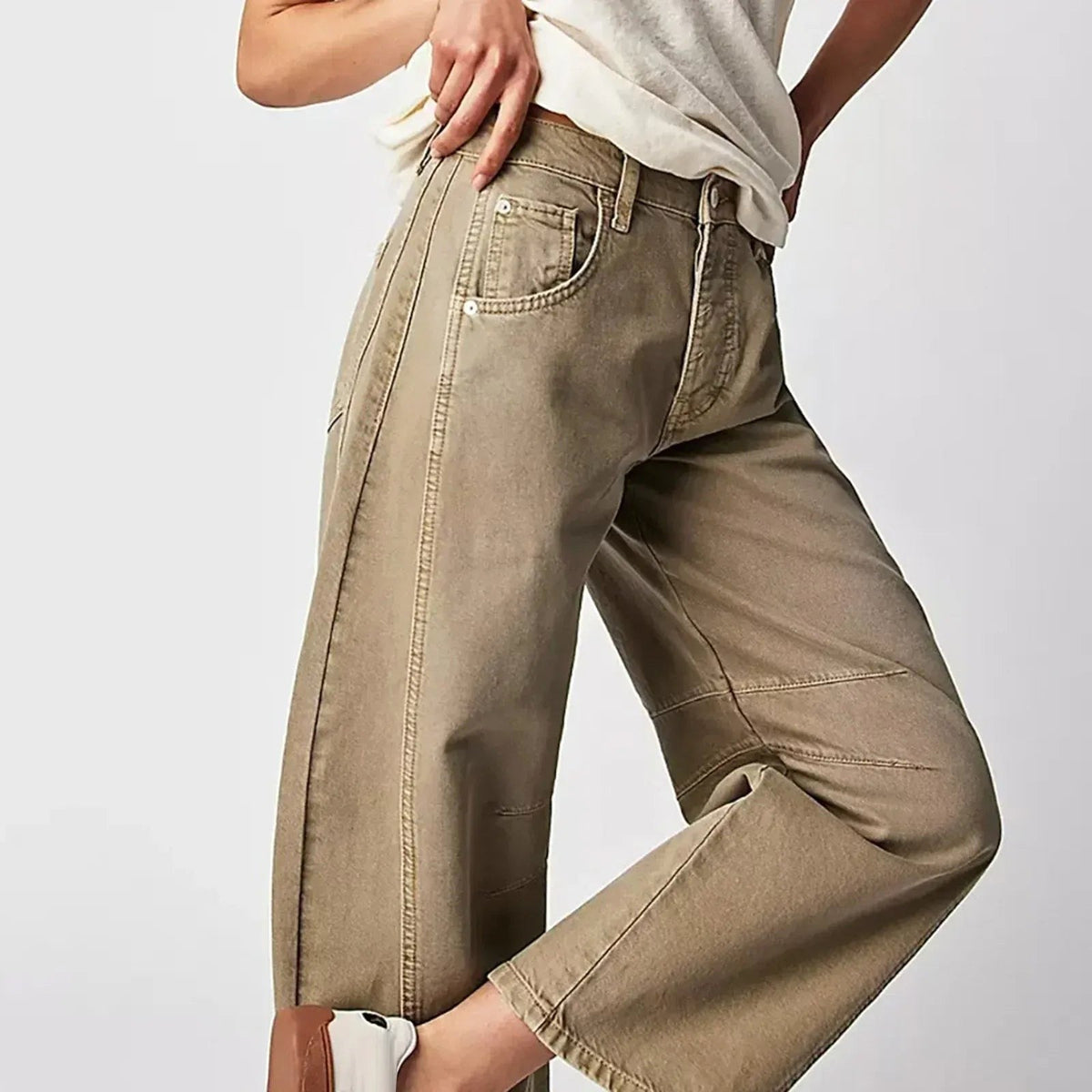 Freya | Women's Relaxed Barrel Jeans, High-Waist Denim Jeans | My Sweet Wardrobe