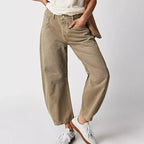 Freya | Women's Relaxed Barrel Jeans, High-Waist Denim Jeans | My Sweet Wardrobe
