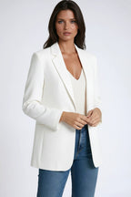 Gabrielle | Women's Long Blazer with Lapels, Tailored Blazer | My Sweet Wardrobe