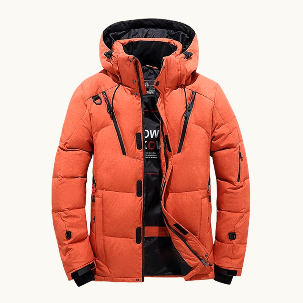 Garrett | Men's Insulated Winter Parka Jacket, Hooded Windproof Coat | Dressific
