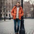Garrett | Men's Insulated Winter Parka Jacket, Hooded Windproof Coat | Dressific