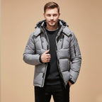 Garrett | Men's Insulated Winter Parka Jacket, Hooded Windproof Coat | Dressific