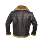 Garrett | Men's Shearling-Lined Leather Jacket, Warm Flight-Style Coat | My Sweet Wardrobe