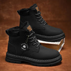 Gavin | Men's Fur-Lined Insulated Snow Boots, Winter Boots | Dressific