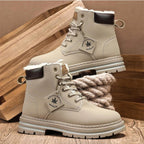 Gavin | Men's Fur-Lined Insulated Snow Boots, Winter Boots | Dressific