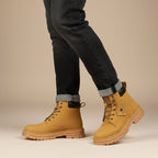 Gavin | Men's Fur-Lined Insulated Snow Boots, Winter Boots | Dressific | Green
