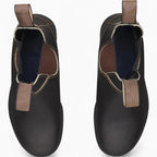 George | Men's Chelsea Leather Slip-On Ankle Boots, Classic Slip-On Boots | My Sweet Wardrobe